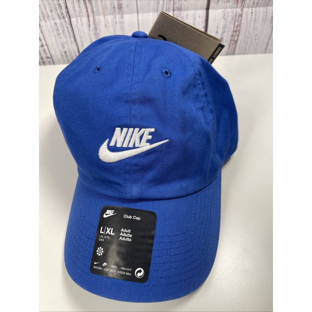 Nike Club Cap Futura Adjustable Strap Blue FB5368-480 Size Size L/XL NWT